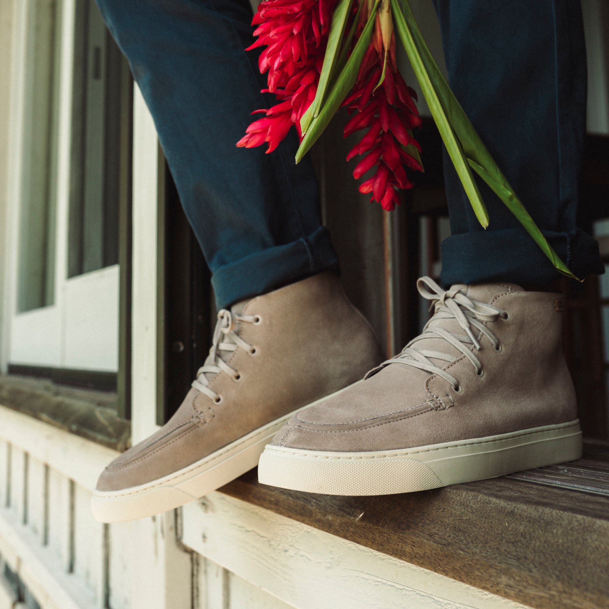 Kou Chukka - Taupe Grey / Tan - Image 2